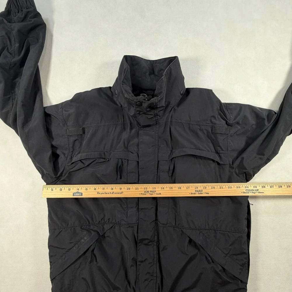 5.11 Tactical Series Mens Large Duty Jacket Utility Multi-Pocket Black Nylon